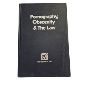 Pornography Obscenity and the Law Lester Sobel First Edition 1979